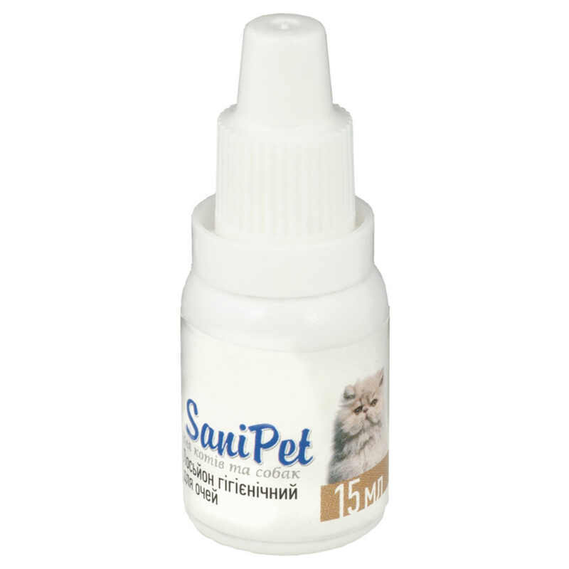 Sani Pet Лосьйон-краплі для догляду за очима котів та собак