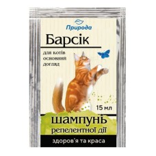 Природа Шампунь Барс репелентної дії від бліх і кліщів для котів