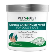 Vet`s Best Clean Teeth Wipes Вологі серветки для догляду за ротовою порожниною для собак і котів