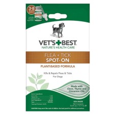 Vet`s Best Flea&Tick Spot On Краплі від бліх та кліщів для собак
