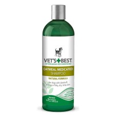 Vet`s Best Oatmeal Med Shampoo Шампунь терапевтичний від лупи лущення та сухої шкіри у собак