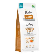 Brit Care Dog Grain-free Senior & Light All Breeds Salmon Беззерновий сухий корм для літніх собак усіх порід із лососем