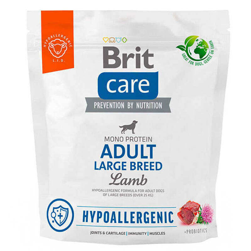 Brit Care Hypoallergenic Adult Dog Large Breed Lamb Гіпоалергенний сухий корм для собак великих порід з ягнятком