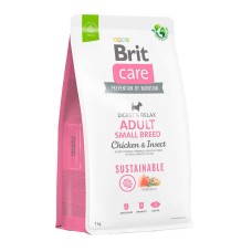 Brit Care Sustainable Adult Dog Small Breed Chicken & Insect Сухий корм для дорослих собак маленьких порід з куркою та комахами