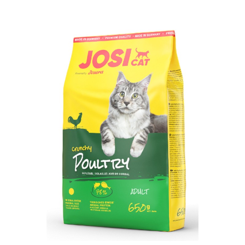 Josera JosiCat Crunchy Poultry Сухий корм для дорослих кішок з м'ясом свійської птиці