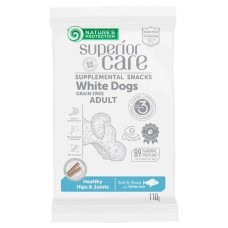 Nature's Protection Superior Care Dog Adult White Healthy hips & Joints Grain Free White Fish Беззернові ласощі для дорослих собак з білим забарвленням