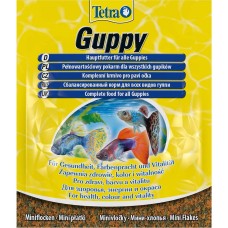 Tetra Guppy Mini Flakes Корм міні-пластівки для рибок-гуппі та пецілій