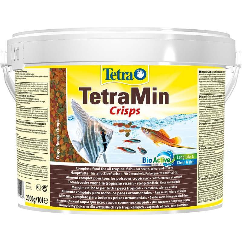 Tetra Min Crisps Основний корм для всіх видів акваріумних риб у чіпсах
