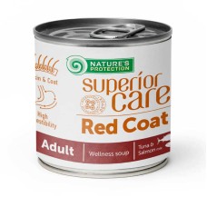 Nature's Protection Superior Care Adult Dog All Breeds Red Coat Salmon and Tuna Консерви для дорослих собак з рудим забарвленням суп з лососем та тунцем