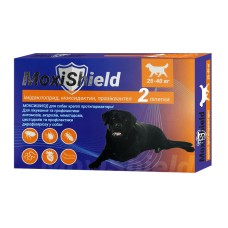 MoxiShield Краплі протипаразитарні на холку для собак від 25 до 40 кг