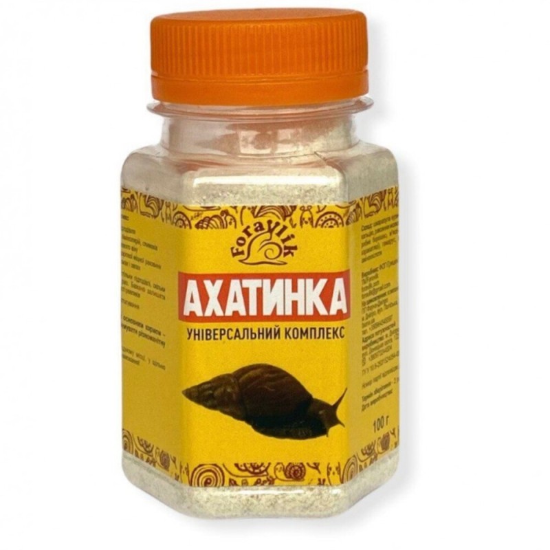 Flipper Ахатинка Білково-кальцієве підживлення для равликів