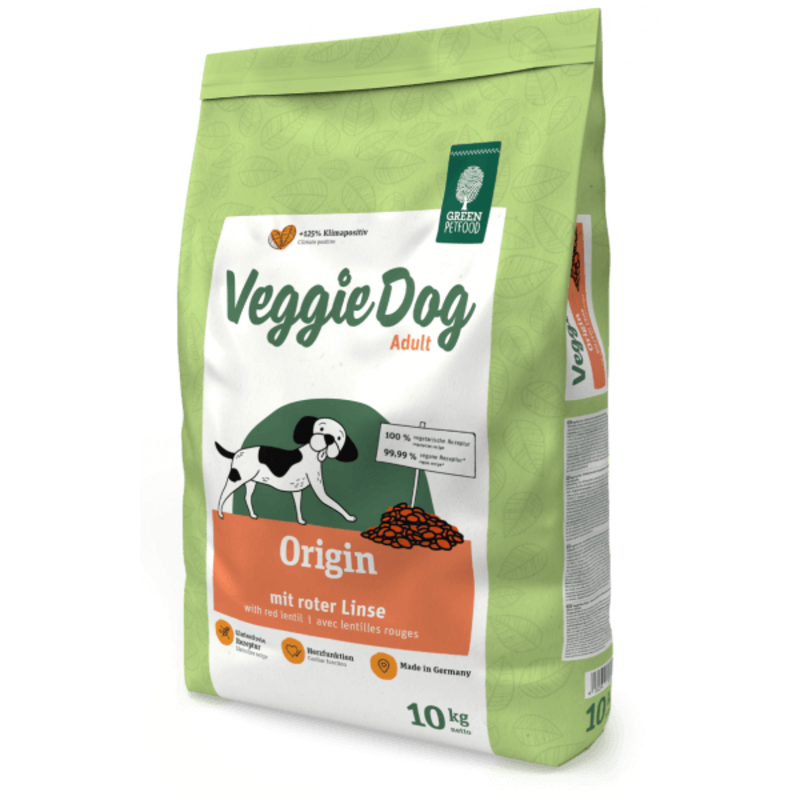 Josera Green Petfood VeggieDog Adult Origin mit roter Linse Беззерновий вегетаріанський сухий корм для дорослих собак із червоною сочевицею