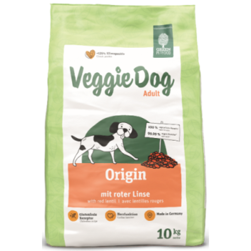 Josera Green Petfood VeggieDog Adult Origin mit roter Linse Беззерновий вегетаріанський сухий корм для дорослих собак із червоною сочевицею
