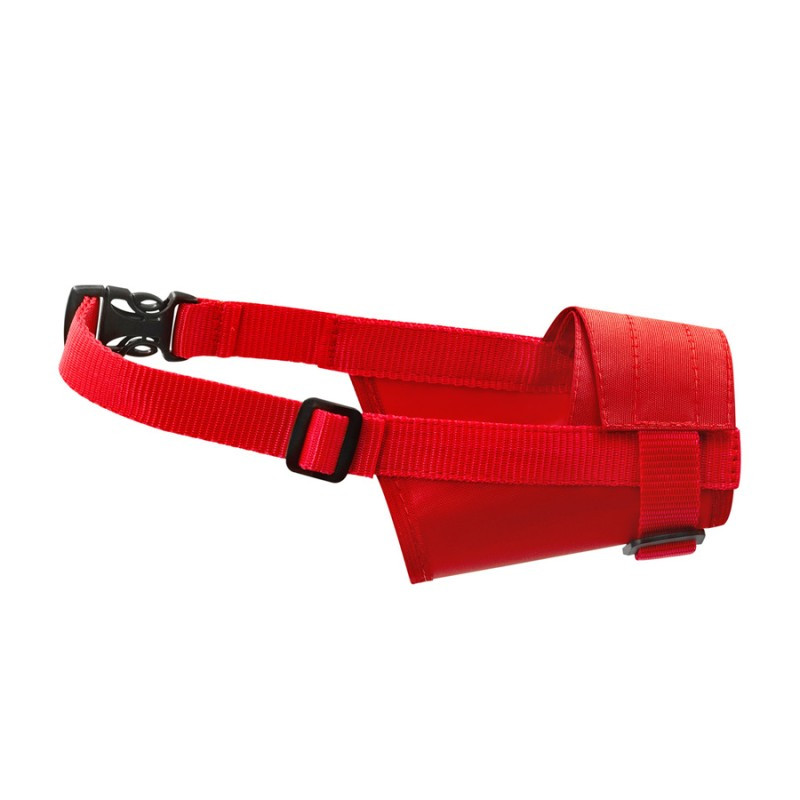 Collar Dog Extremе Намордник нейлоновий для собак регульований червоний