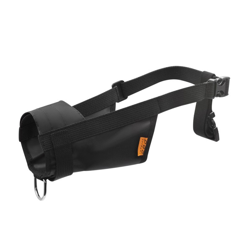 Collar Dog Extremе Намордник для собак нейлоновий регульований з півкільцем чорний