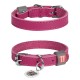 Collar Waudog Classic Нашийник для собак рожевий шкіряний