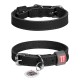 Collar Waudog Classic Нашийник для собак шкіряний чорний