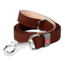Collar Waudog Classic Повідець для собак шкіряний коричневий