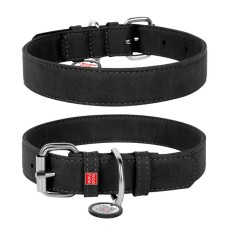 Collar Waudog Eco Нашийник для собак зі штучної шкіри чорний