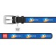 Collar Waudog Design Нашийник для собак шкіряний з QR паспортом Прапор чорний