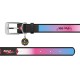 Collar Waudog Design Нашийник для собак шкіряний з QR паспортом Харлі Квін чорний