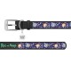 Collar Waudog Design Нашийник для собак шкіряний з QR паспортом Рік та Морті 2 чорний