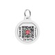 Collar Waudog Smart ID Адреса з QR-кодом металевий з малюнком Мілітарі