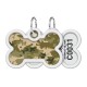 Collar Waudog Smart ID Адреса з QR-кодом металевий з малюнком Мілітарі