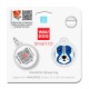 Collar Waudog Smart ID Адреса з QR-кодом металевий з малюнком Патрон