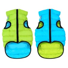 Collar AiryVest Двостороння куртка для собак салатово-блакитна