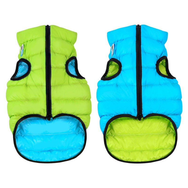 Collar AiryVest Двостороння куртка для собак салатово-блакитна