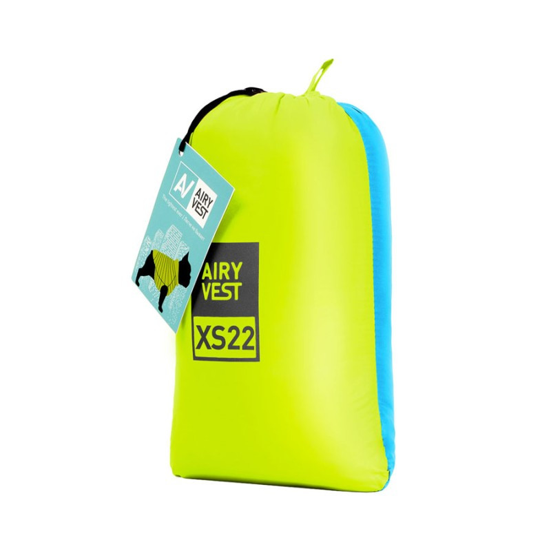 Collar AiryVest Двостороння куртка для собак салатово-блакитна