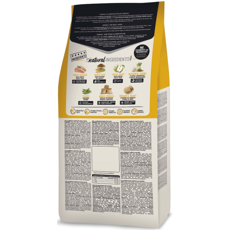 Ownat Classic Cat Daily Care Сухий корм для кішок з куркою