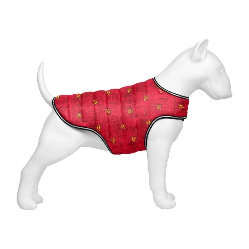 Collar Waudog Clothes Курточка-накидка для собак Супермен червоний