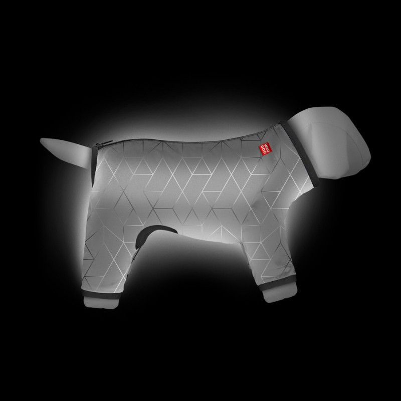 Collar Waudog Clothes Дощовик для собак світловідбиваючий