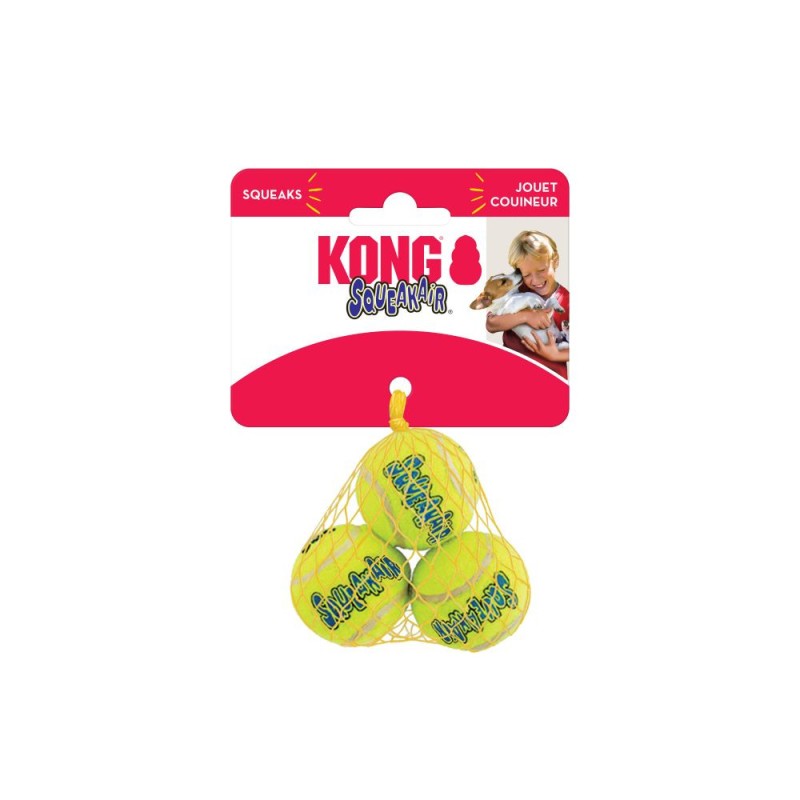 Kong AirDog Squeakair Ball Іграшка для собак повітряна пищалка тінісний м'яч