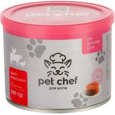 Pet Chef Консерви для кішок паштет м'ясне асорті