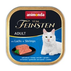 Animonda Vom Feinsten Adult with Salmon+Shrimps Консерви для котів з лососем та креветками
