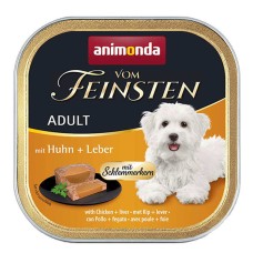 Animonda Vom Feinsten Adult with Chicken+liver Консерви для собак з куркою та печінкою