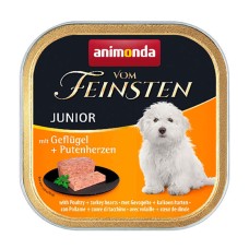 Animonda Vom Feinsten Junior with Poultry+Turkey hearts Консерви для цуценят з птахом та індичими серцями