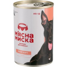 М'ясна миска Консерви для собак паштет м'ясне асорті