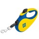 Collar WAUDOG Roulette Leash Повідець-рулетка для собак з малюнком Colors of freedom