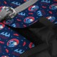 Collar Waudog Clothes Шлей для собак м'який Бетмен червоно-блакитний