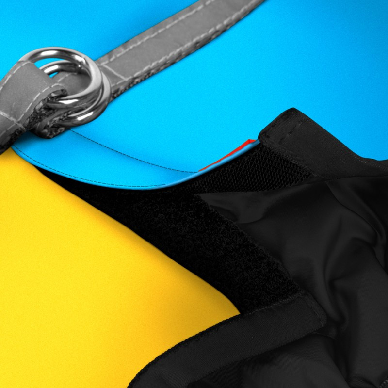 Collar Waudog Clothes Шлей для собак м'який Colors of freedom