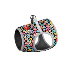 Collar Waudog Clothes Шлея для собак м'яка Пончики