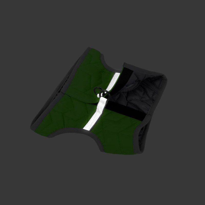 Collar AiryVest ONE М'яка шлейка для собак дрібних порід салатова