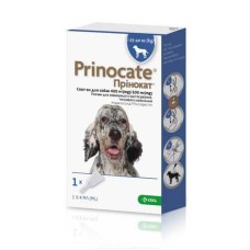 Prinocate Cat Прінокат Краплі на холку від бліх, кліщів та глистів для собак від 25 до 40 кг