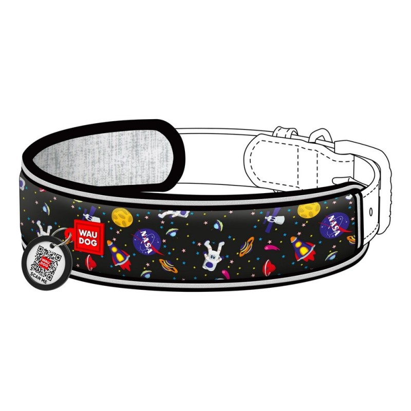 Collar Waudog Nylon Ергономічна накладка на нашийник NASA