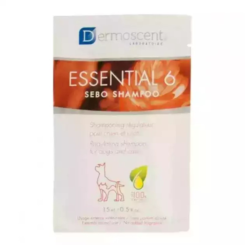 Dermoscent Essential 6 Sebo Shampoo Себорегулюючий шампунь для котів та собак