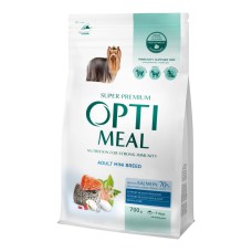 Optimeal Dog Adult Mini Breed Salmon Сухий корм для дорослих собак дрібних порід з лососем